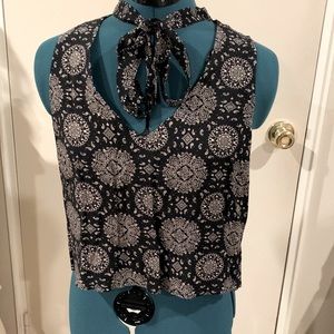 Forever 21 tank top with bow tie in front